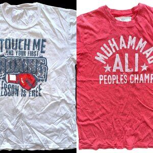 Boys Under Armour Muhammad Ali Boxing Shirts Size Large Youth